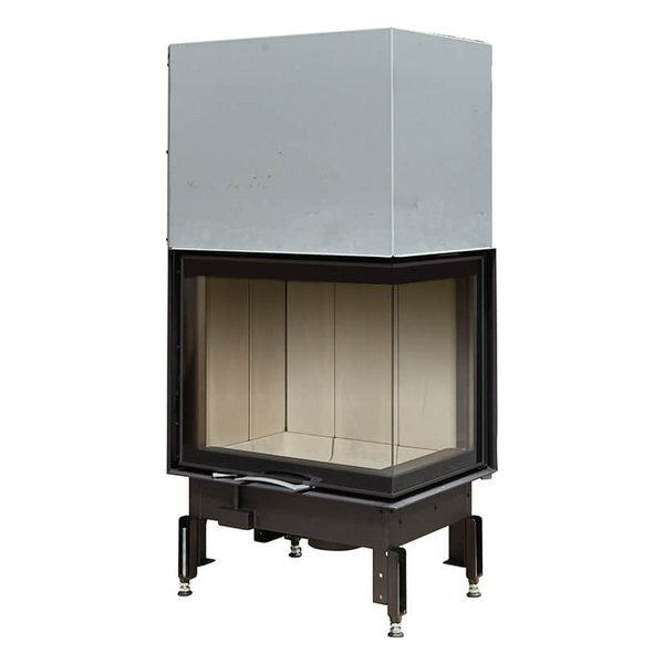 Austroflamm 69x49x57 S – Eckkamin Schiebetür