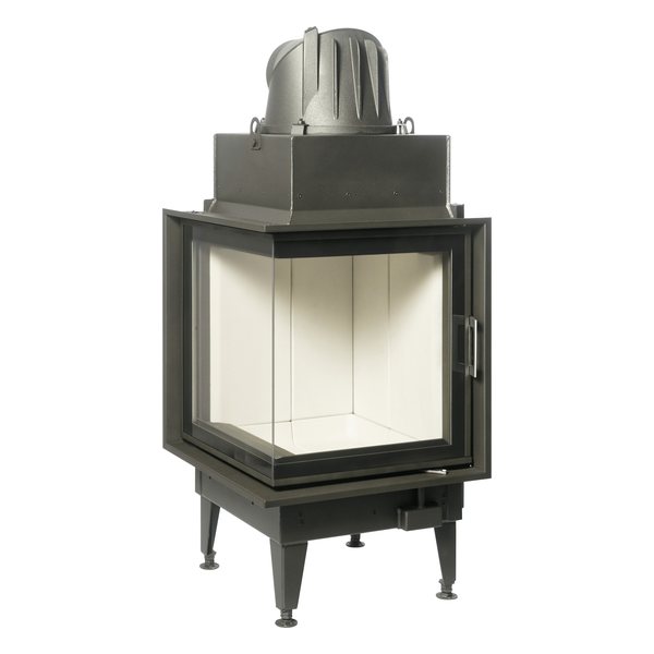 Austroflamm 55x55 K 3.0 – Eckkamin Klapptür – 55x55x57 K 3.0
