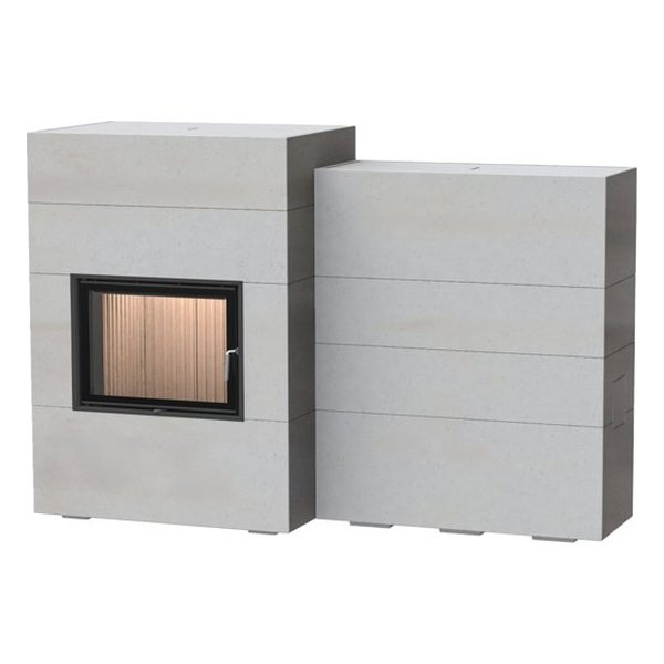Brunner Brunner BSG 01 niedrig mit MSS Modul-Speicher-Stein Set nebenstehend